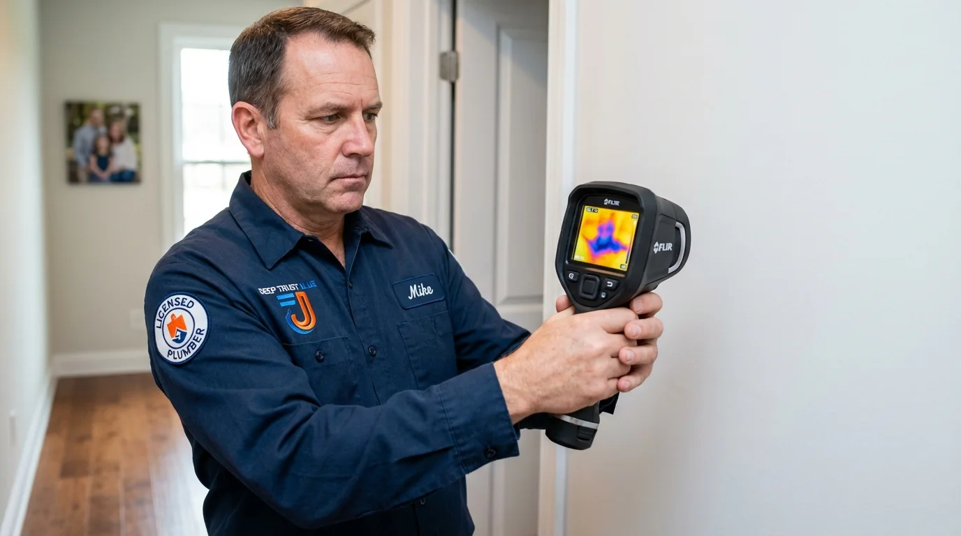 Thermal imaging leak detection by Johns Plumbing LLC in Knob Noster